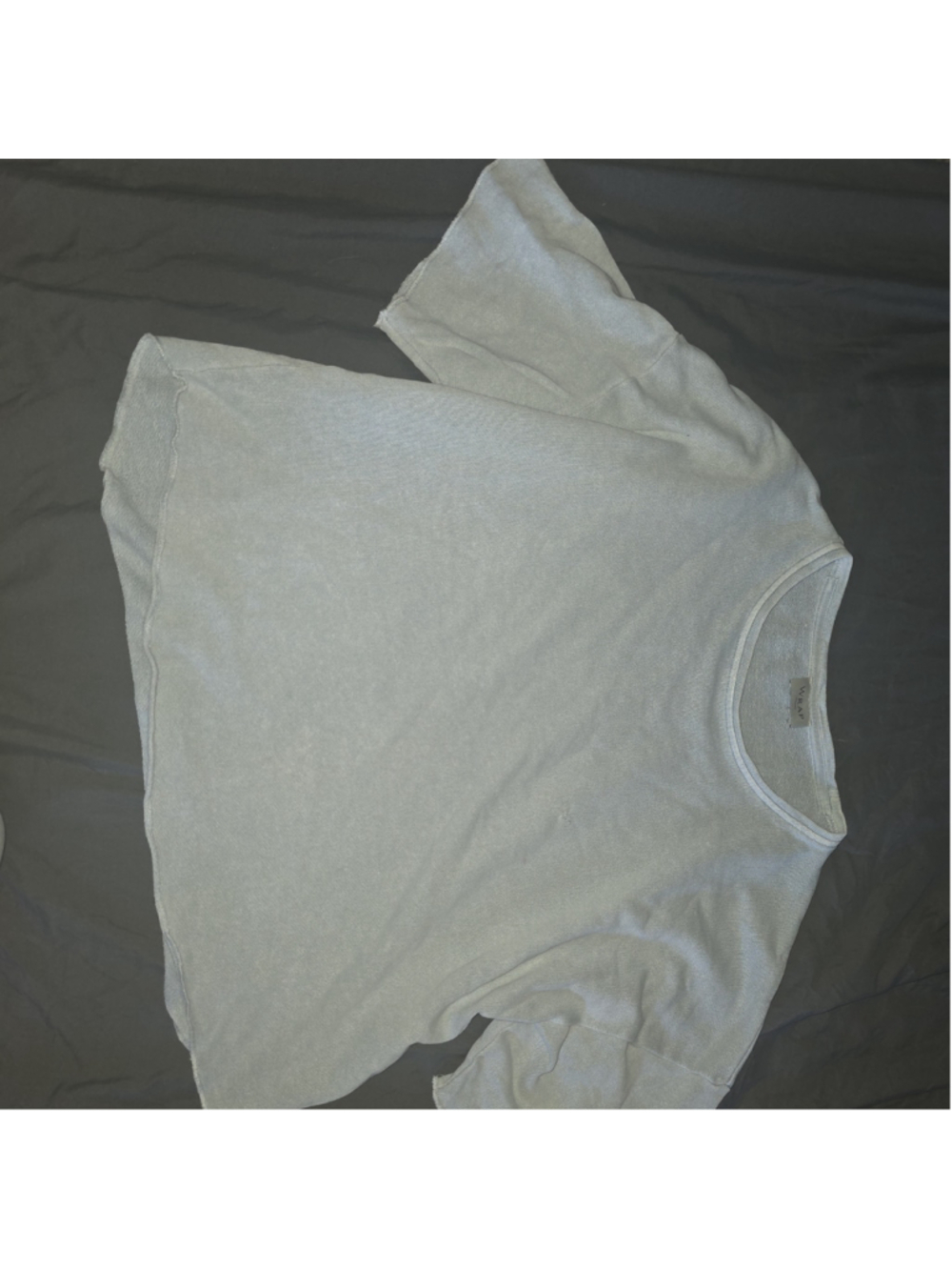 Women's Wrap London Hemp Cotton Sweatshirt Blue Size 12